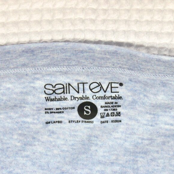 NWT Saint Eve Heather Light Blue Soft Cotton Hipster Panties Underwear Small - Picture 7 of 8